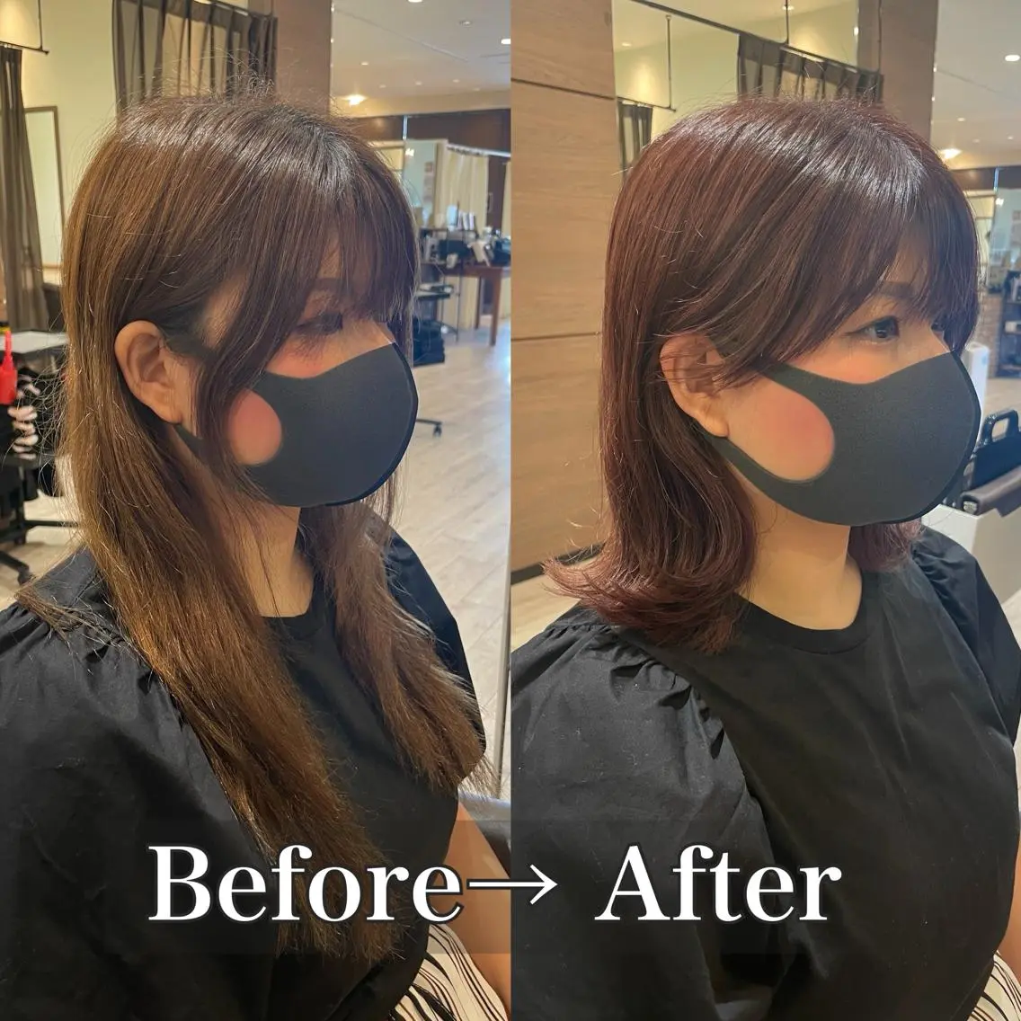 ミディアム ✨レイヤーお任せ✨ 林有里子のヘアスタイル