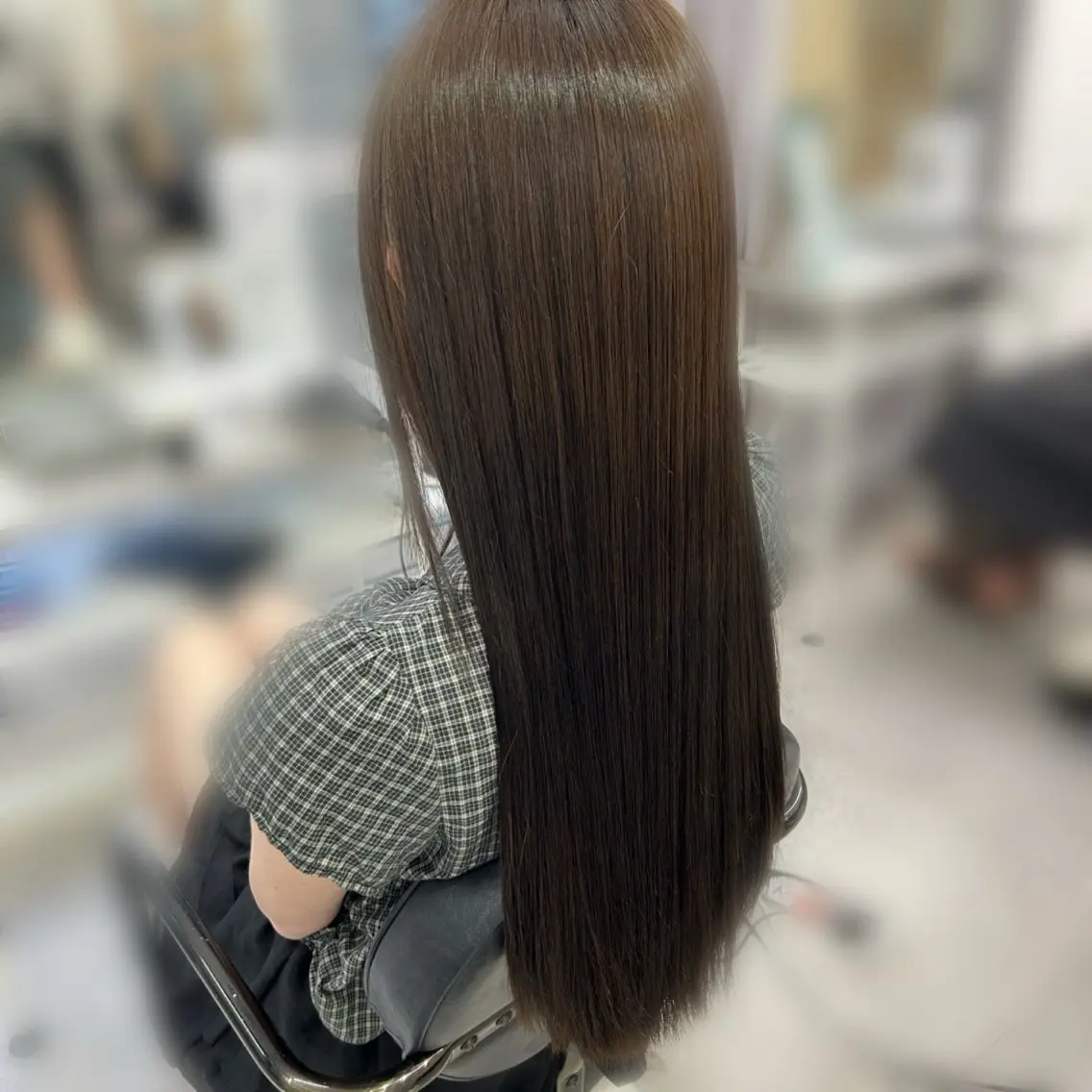 ロング カラー ツヤ感ワンカラー🎀 NAOのヘアスタイル