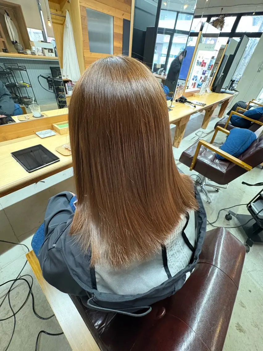 ✨👑 艶感UP 髪質改善カラー+カット+内部補修TR 👑✨の写真