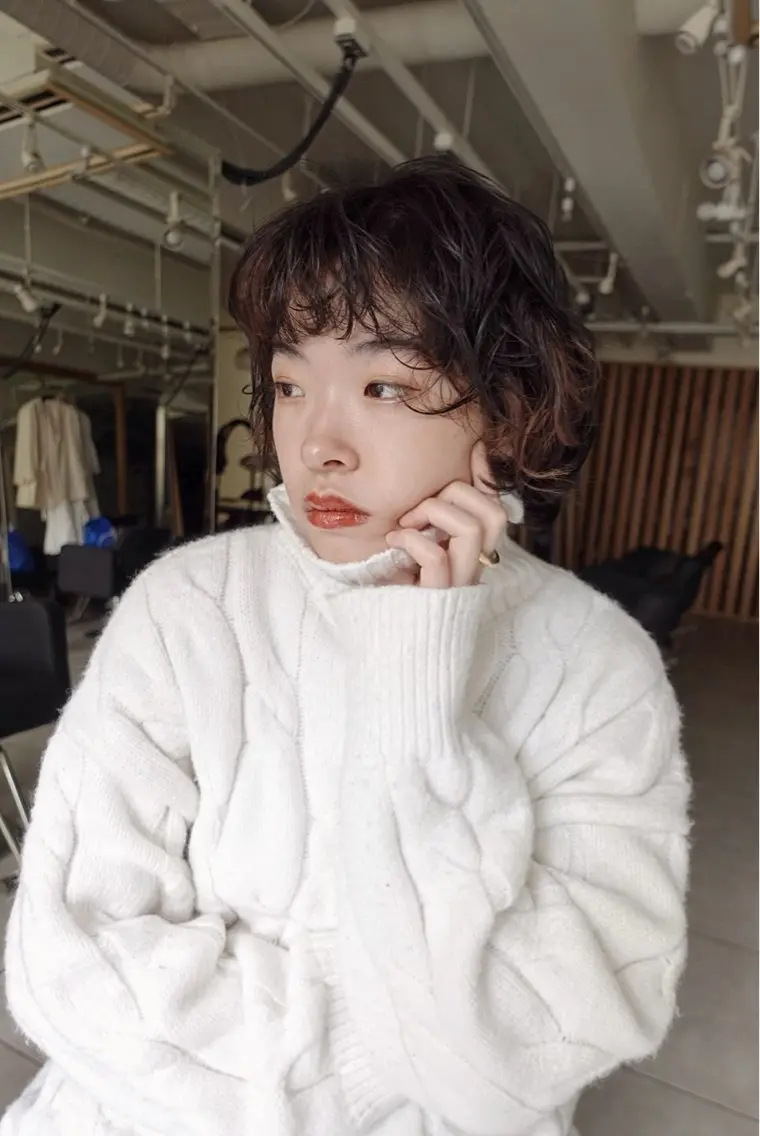 カット+パーマ🫧の写真