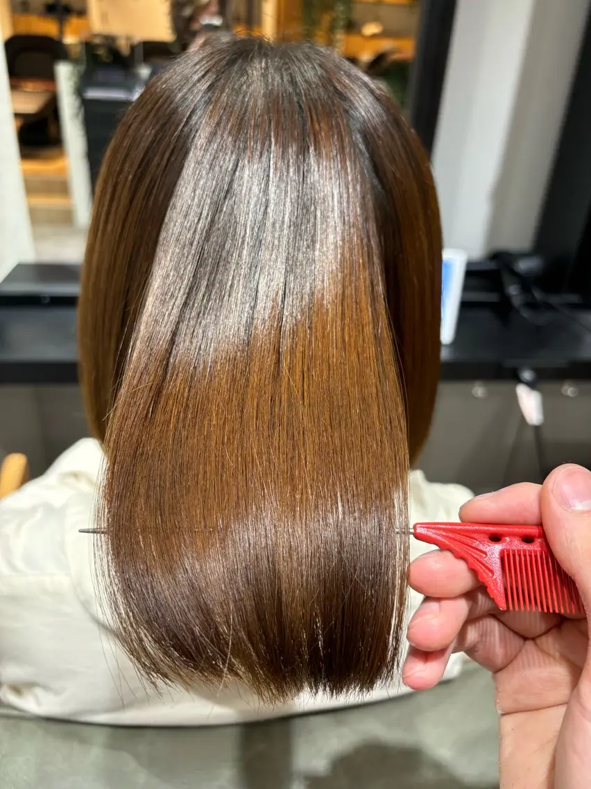 ショート ✨似合わせボブ✨ 縮毛矯正のヘアスタイル