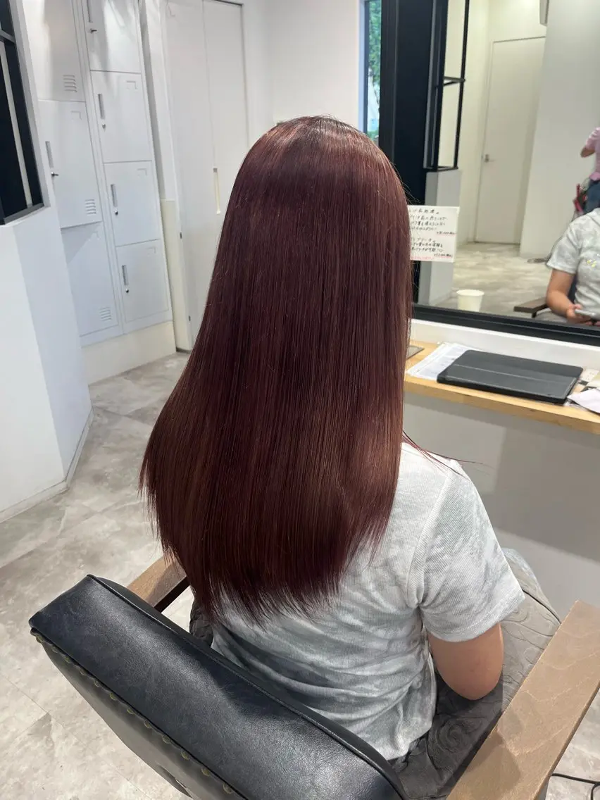 縮毛矯正 recipe la couleurりんかのヘアスタイル