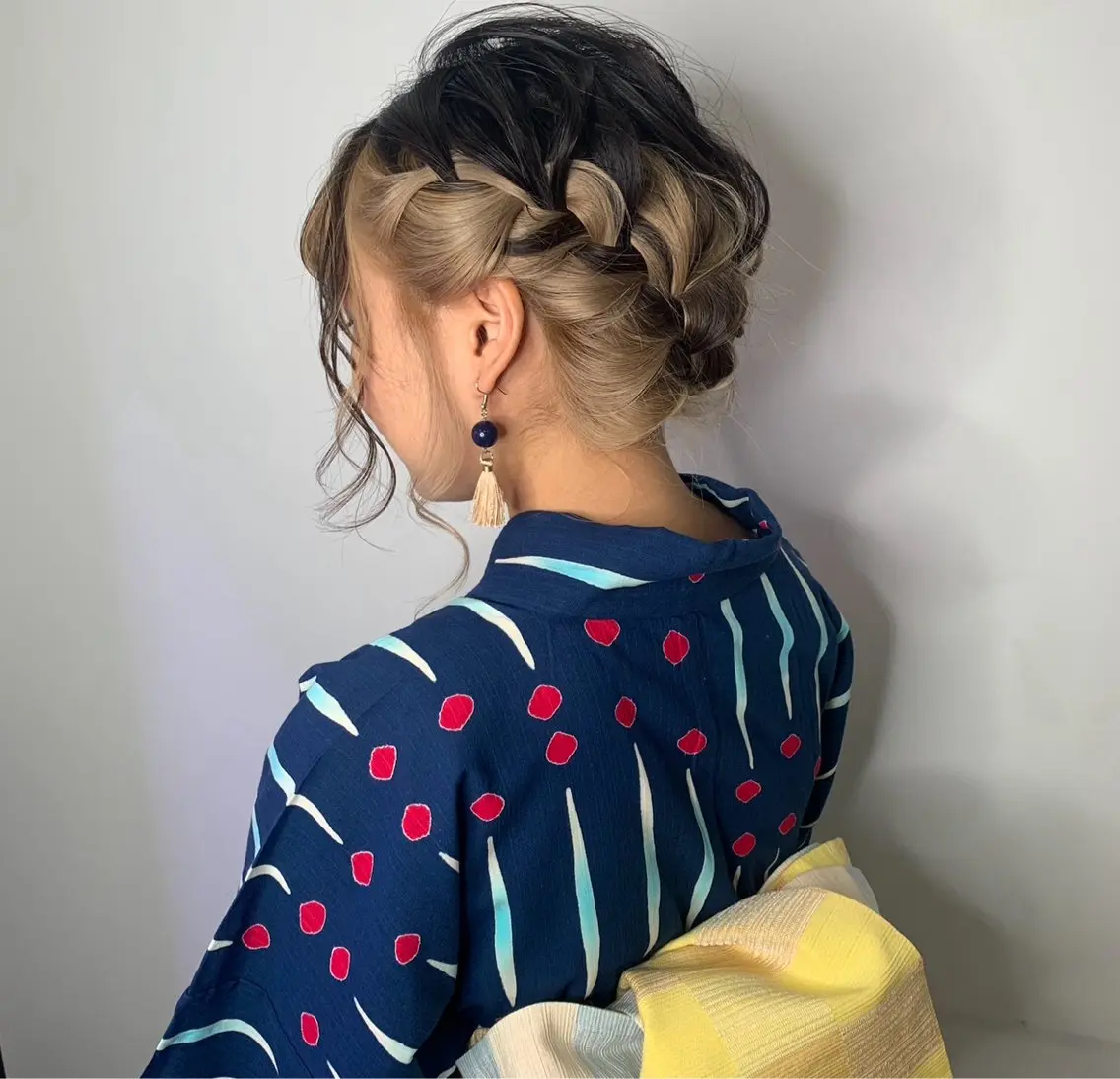 👘 ヘアセット+着付け ¥7700🎇の写真