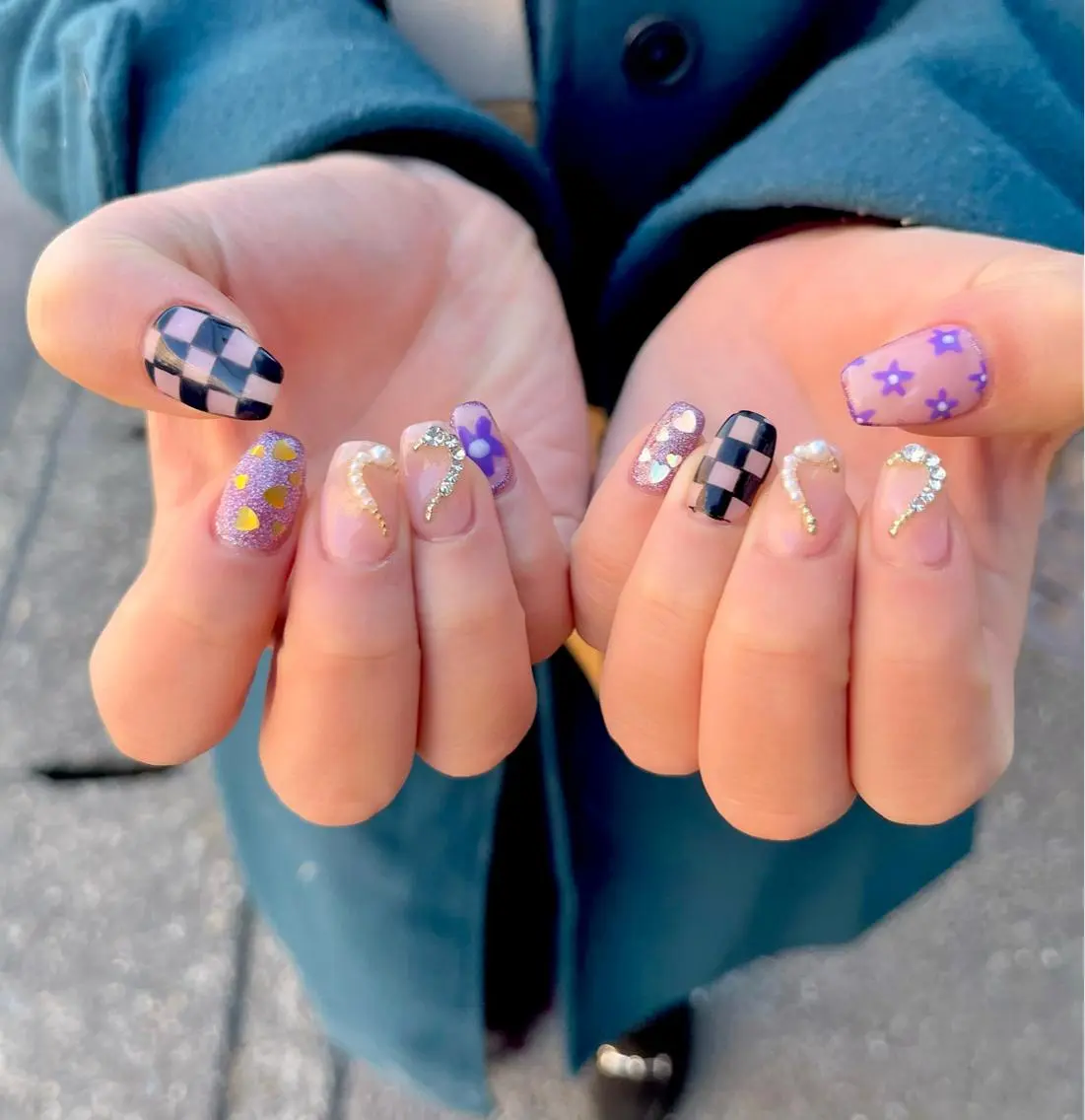 ネイル ハート ハンドネイル Nail Salon　Ｋのネイルデザイン
