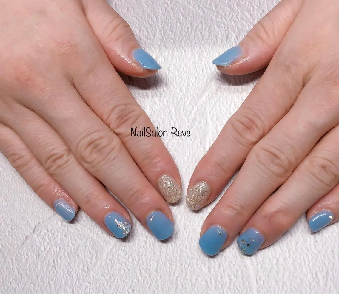 ショート ネイル シンプルネイル NailSalon Reveのネイルデザイン