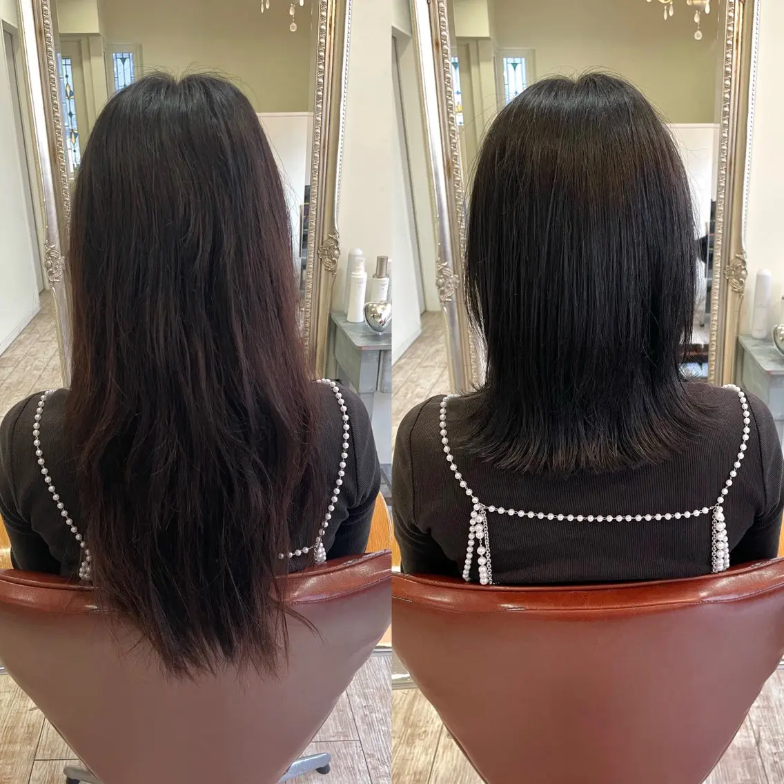 ミディアム カット ヘアカラー トリートメント 【髪質改善】 Wakanaのヘアスタイル