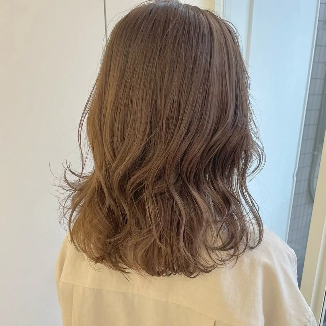 ミディアム カラー ヘアカラー ParveMix￤ 大賀さつき🍨🤍のヘアスタイル