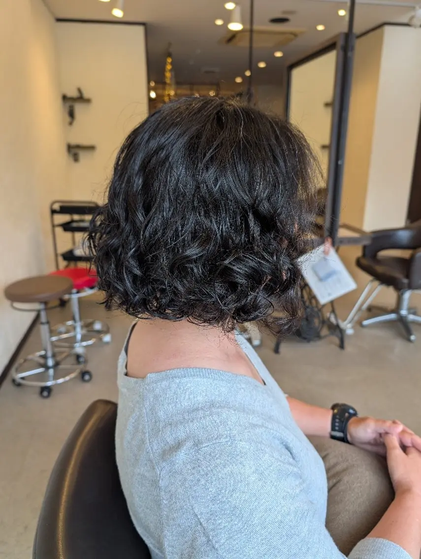 パーマ カット パーマ 吉田 彩/大人 艶髪 /ヘッドスパのヘアスタイル