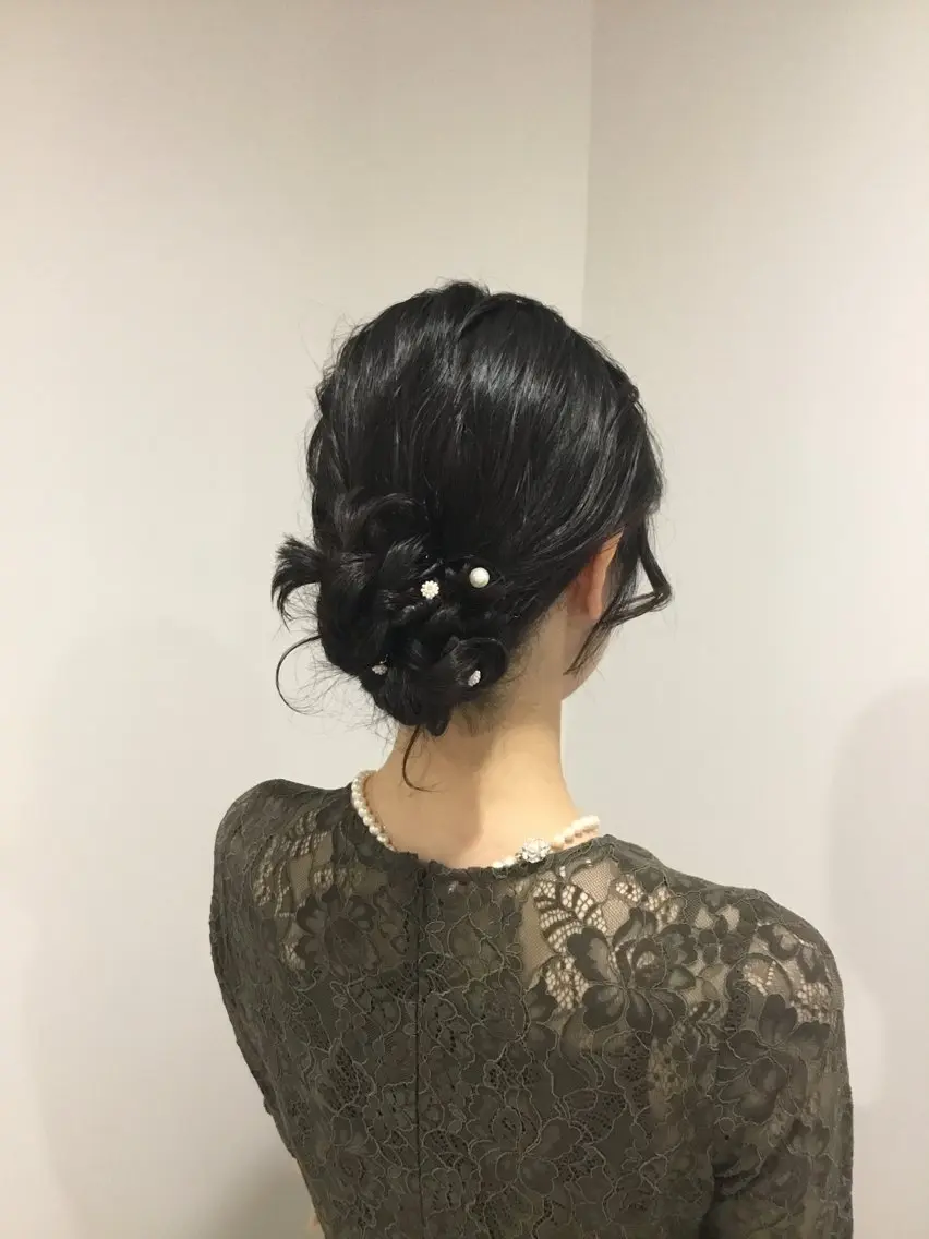 ヘアセット かけだ まゆのヘアスタイル