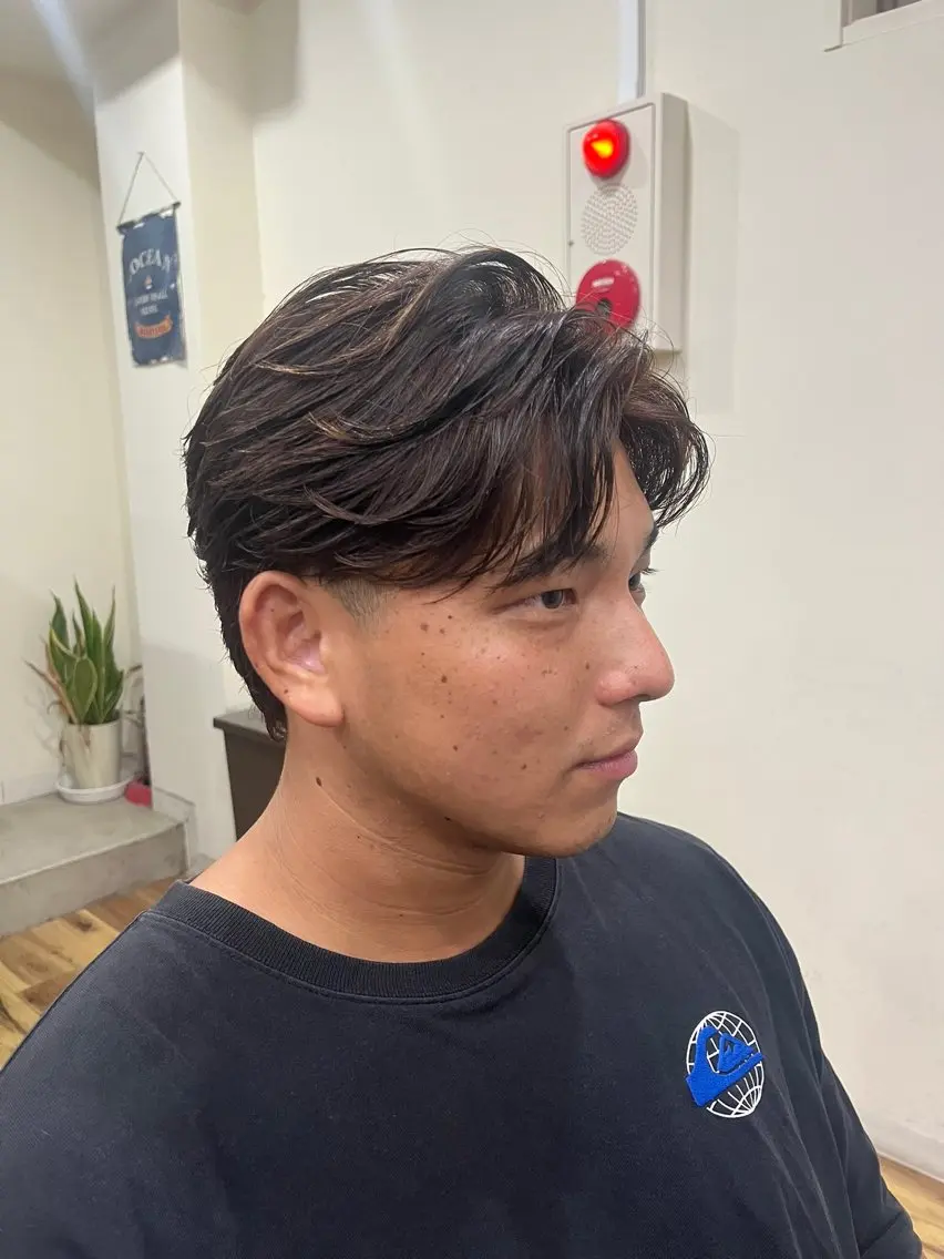 ショート パーマ ショートヘア カット パーマ ﾒﾝｽﾞｻﾛﾝ関 紫雲（ｾｷﾚﾝｹﾞ）のヘアスタイル