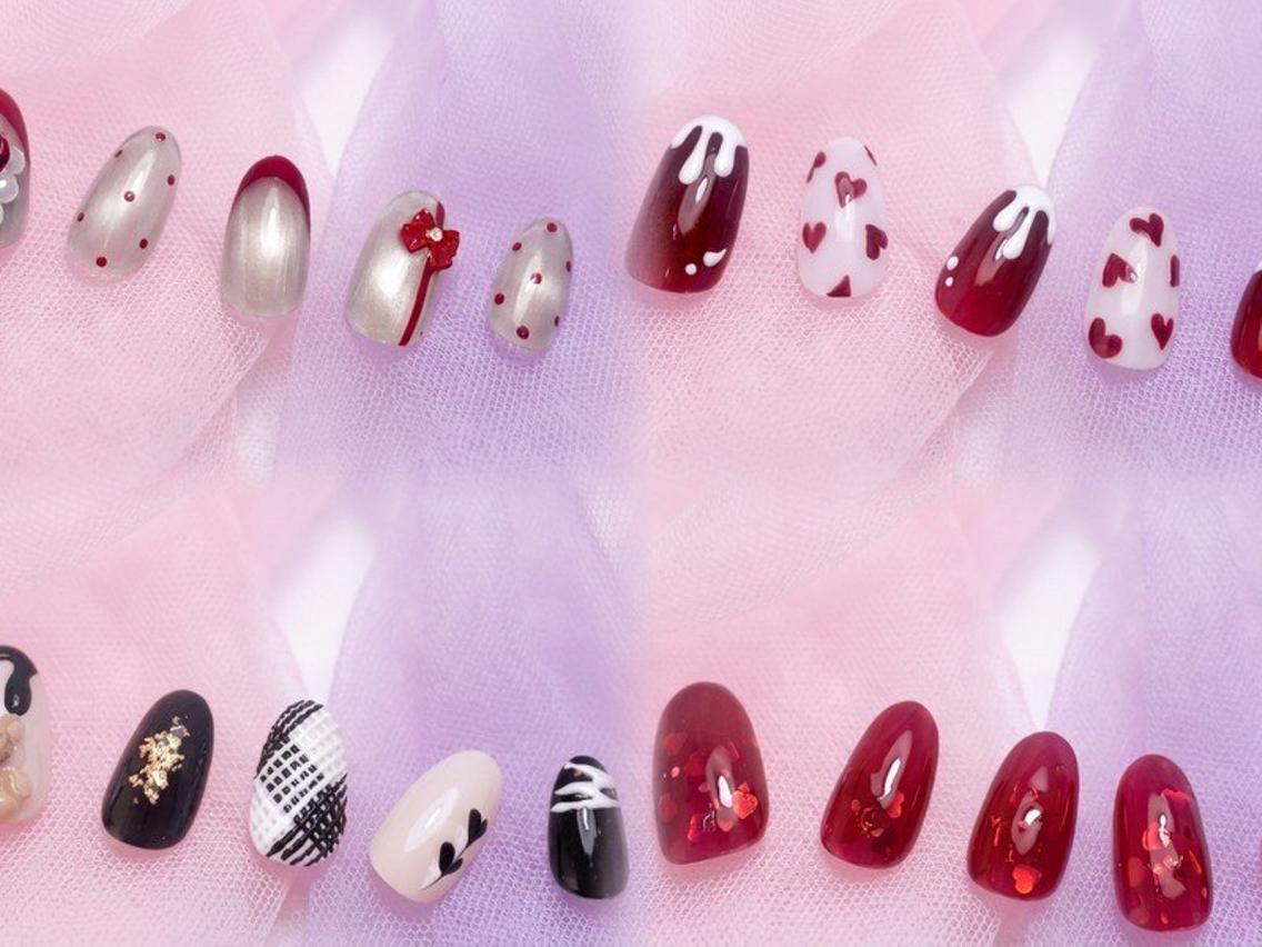 ネイル バレンタイン ハンドネイル Lili Nail Studio西荻窪店のネイルデザイン