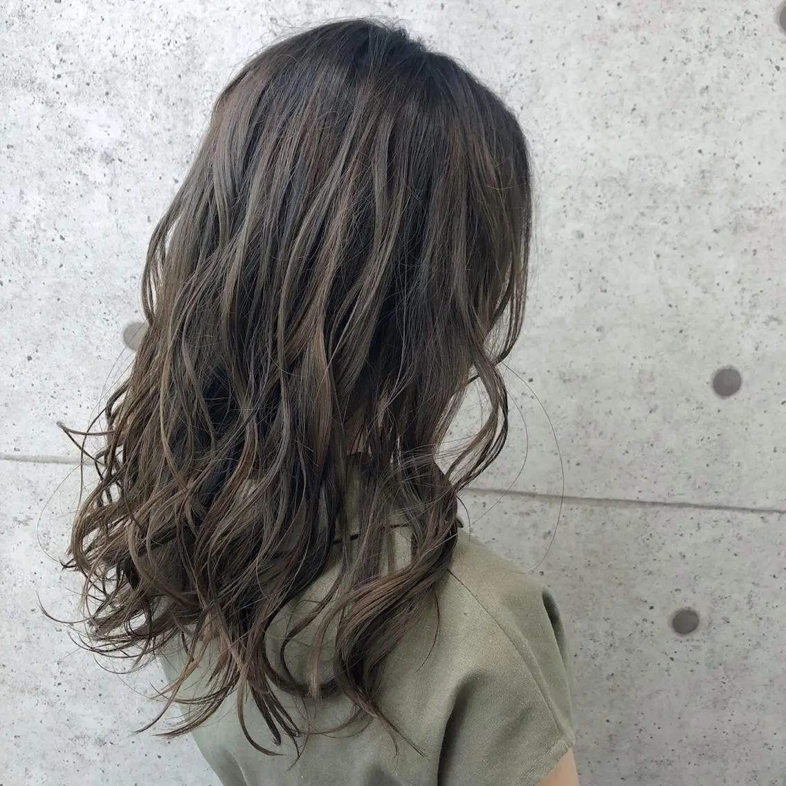 セミロング ヘアカラー エリア人気No.1 美容室Ash西船橋のヘアスタイル