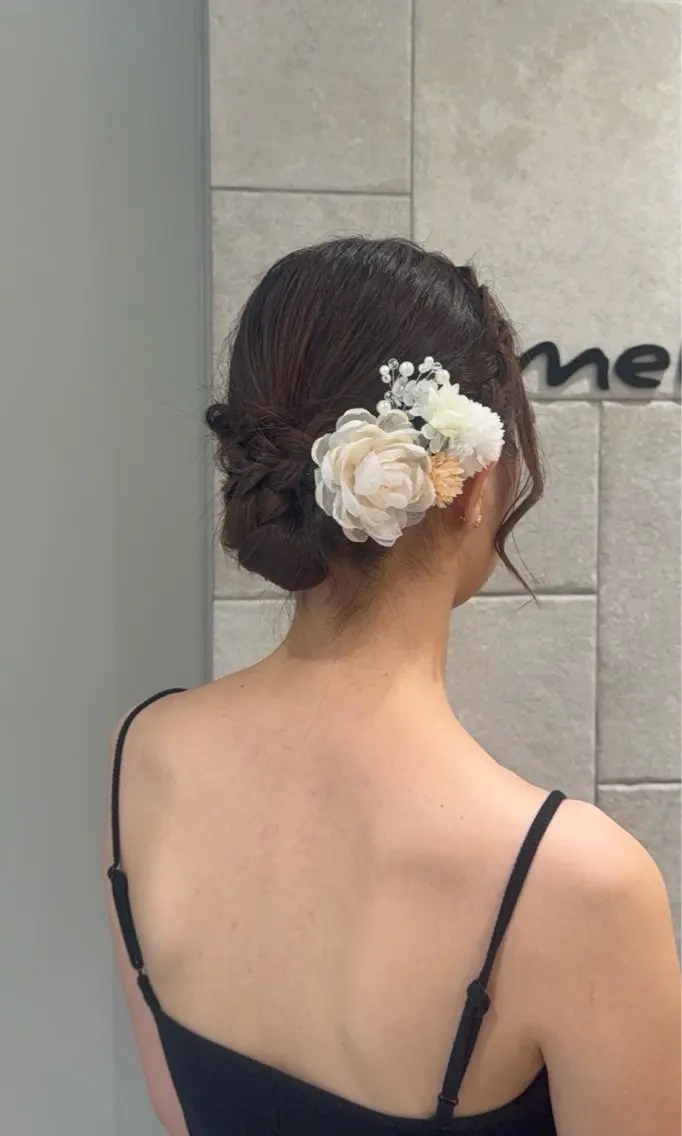 ヘアアレンジ ヘアセット ハイライト/エクステ /ピンク/ami💖のヘアスタイル