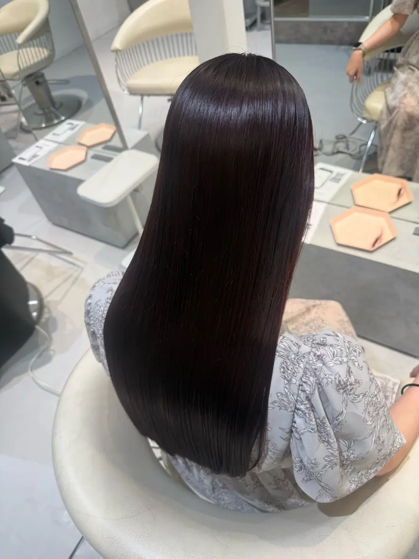 セミロング カラー 透明感カラー グレージュ トリートメント カット ヘアカラー トリートメント 💎透明感カラー特化 💎TAISEIのヘアスタイル