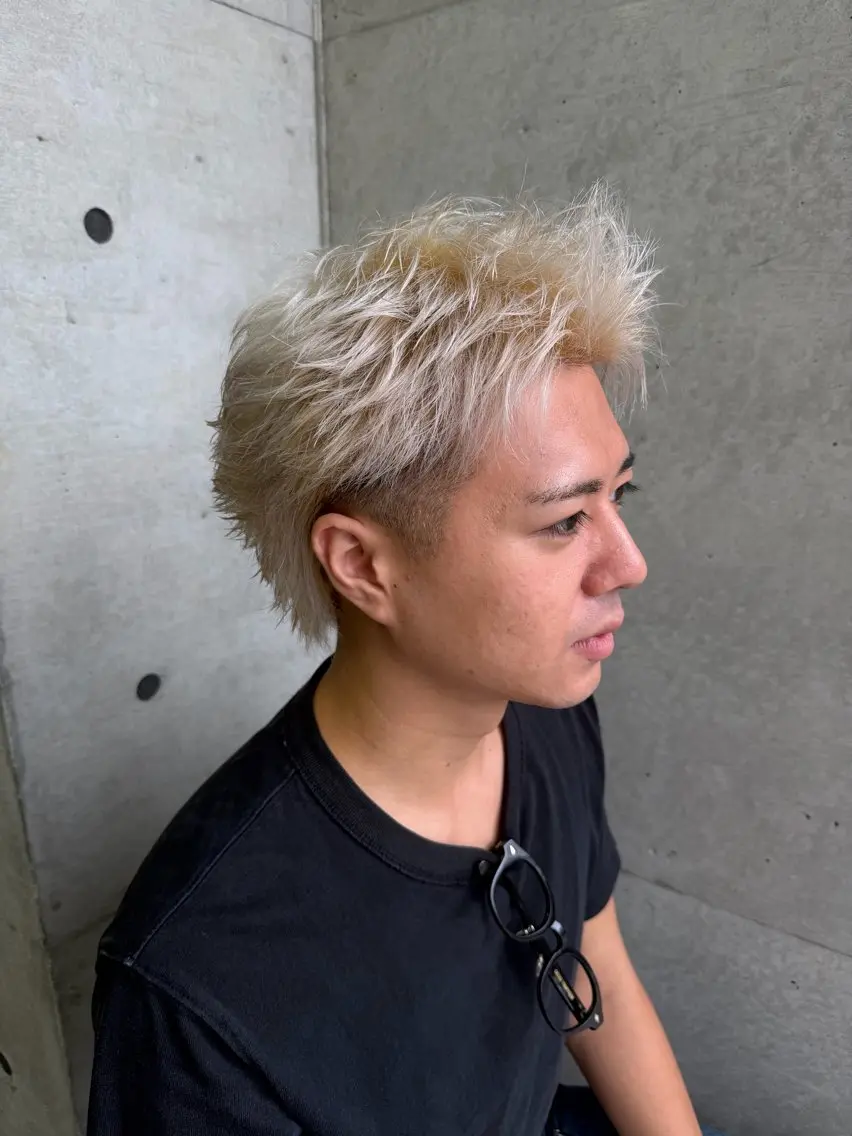 【RYUSEI🈹】cut✂️➕color🌈➕ブリーチ👱♀️👱♂️(シャンプーブロウつき)の写真