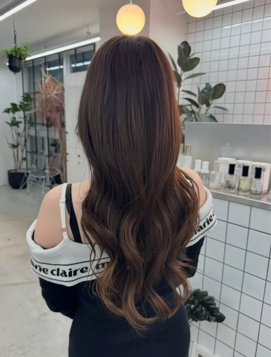 ロング カラー ヘアカラー 🩵しの🩵 JILLSTUDIOのヘアスタイル