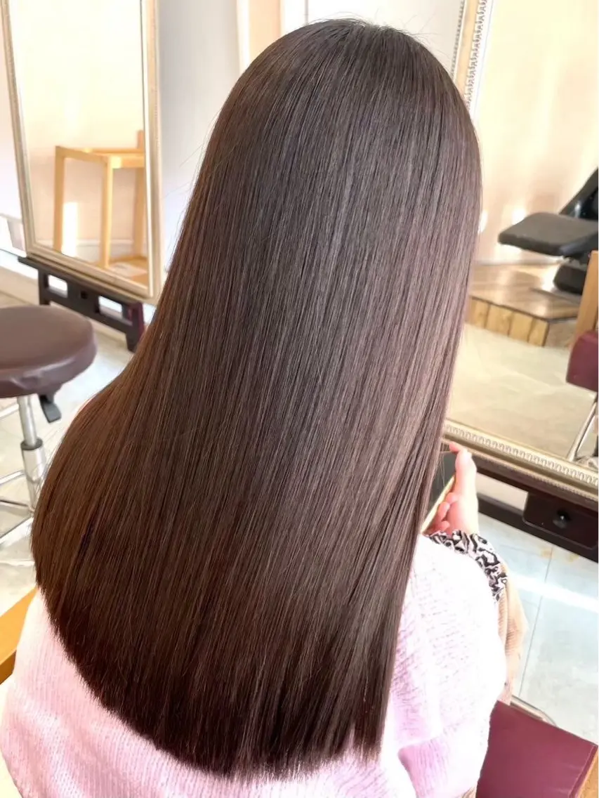 ロング ヘアカラー 艶カラー/ 夢叶のヘアスタイル