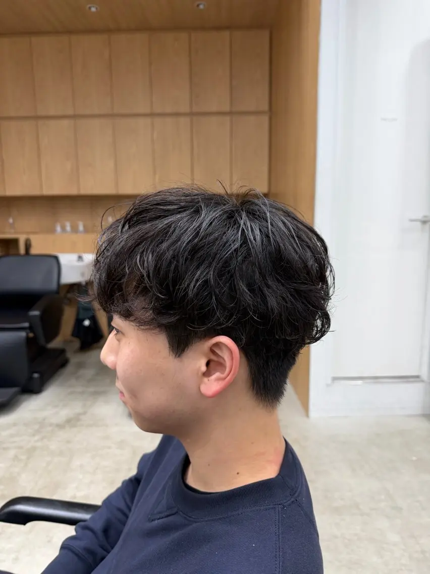 パーマ メンズ カット パーマ fifth天神 パーマ特化/石橋航海のヘアスタイル