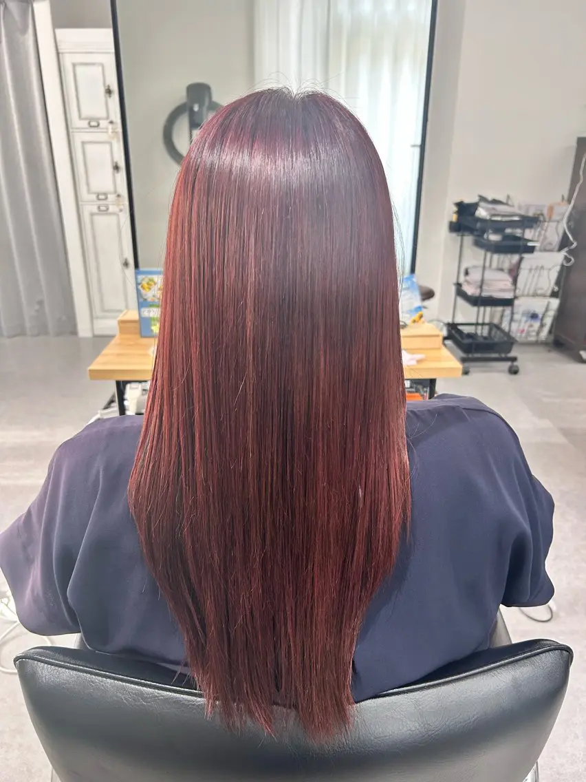 カラー ヘアカラー トリートメント ambiance コゴミのヘアスタイル