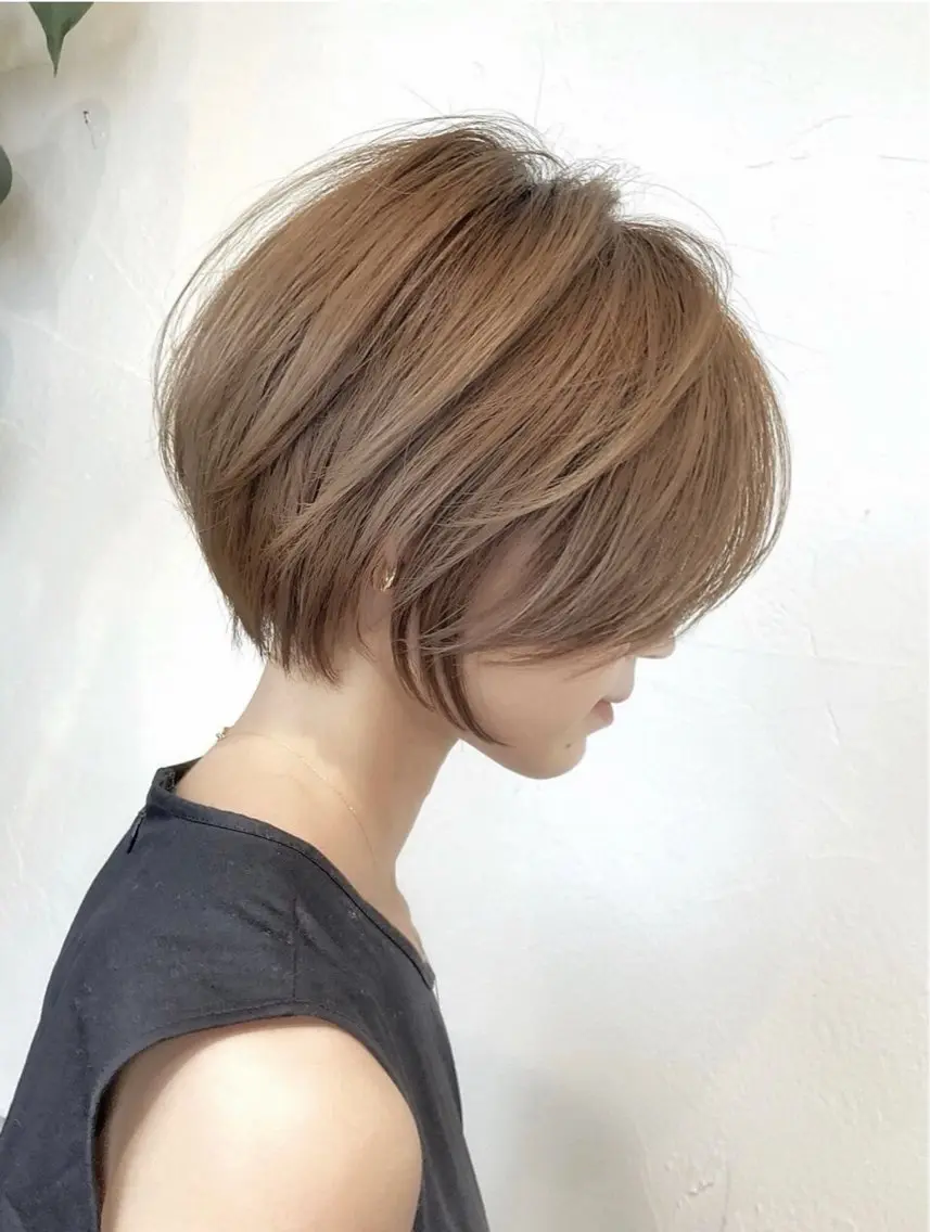 ショート ✄安野祥華銀座大人 絶壁解消ショート✄のヘアスタイル