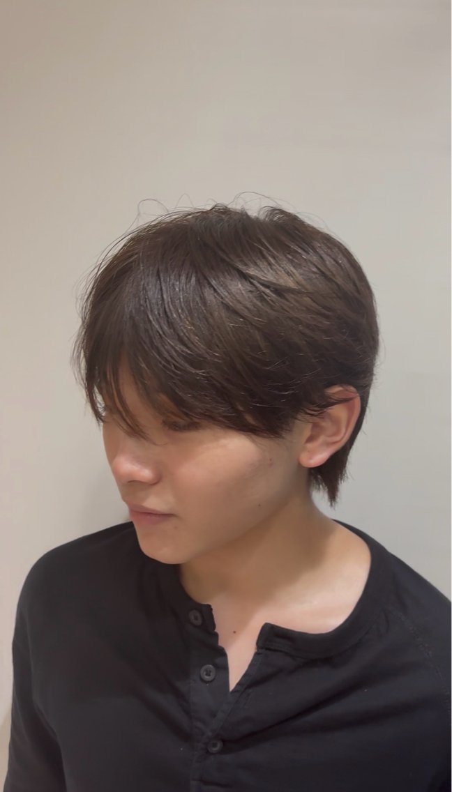 メンズ ヘアカラー トリートメント ヘアセット ⚡️メンズ縮毛矯正/ メンズサロン/しおんのヘアスタイル