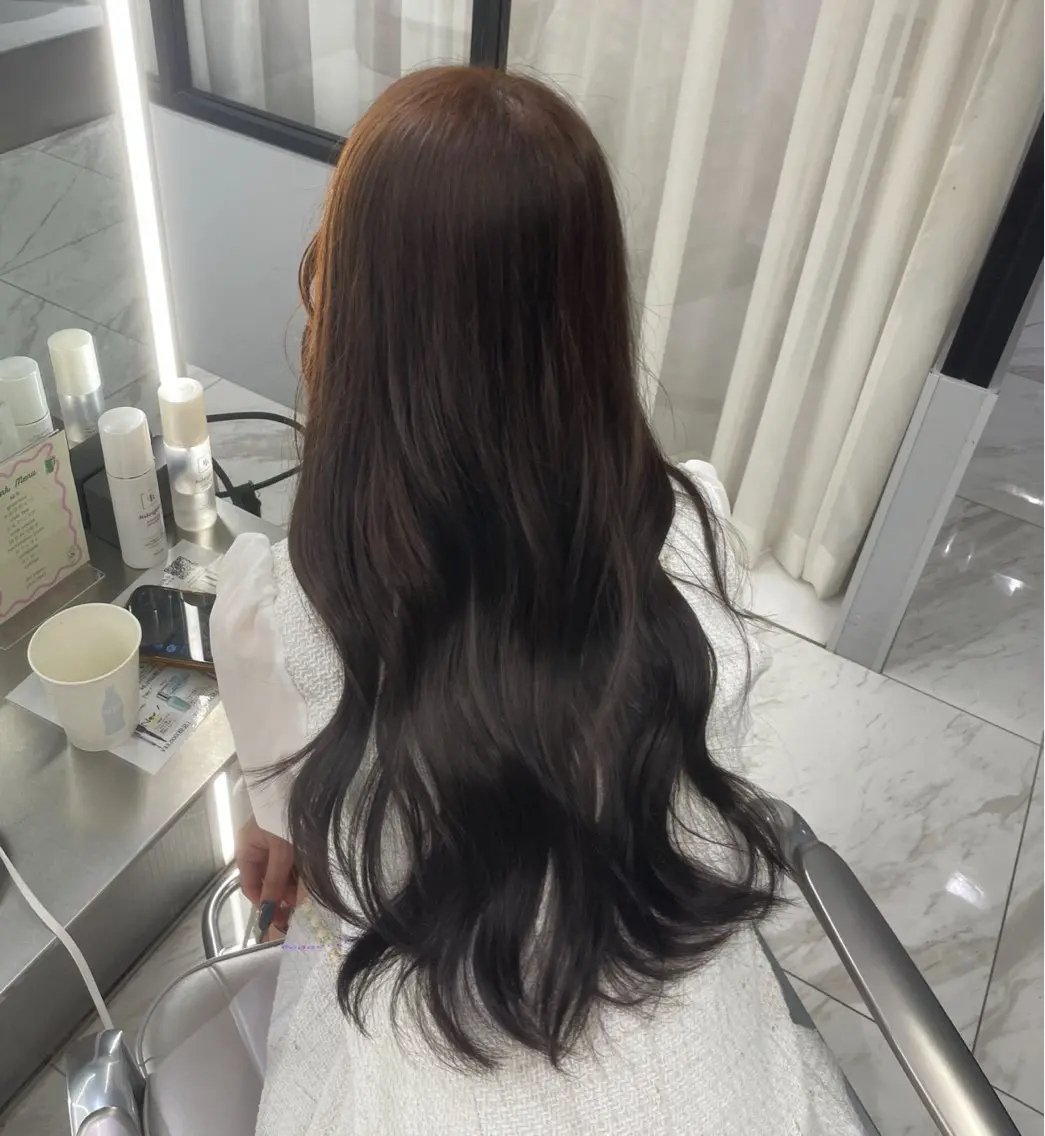 カラー ヘアカラー ᴋᴀɴᴀ /新宿/ブ リーチカラー🎀🫧のヘアスタイル
