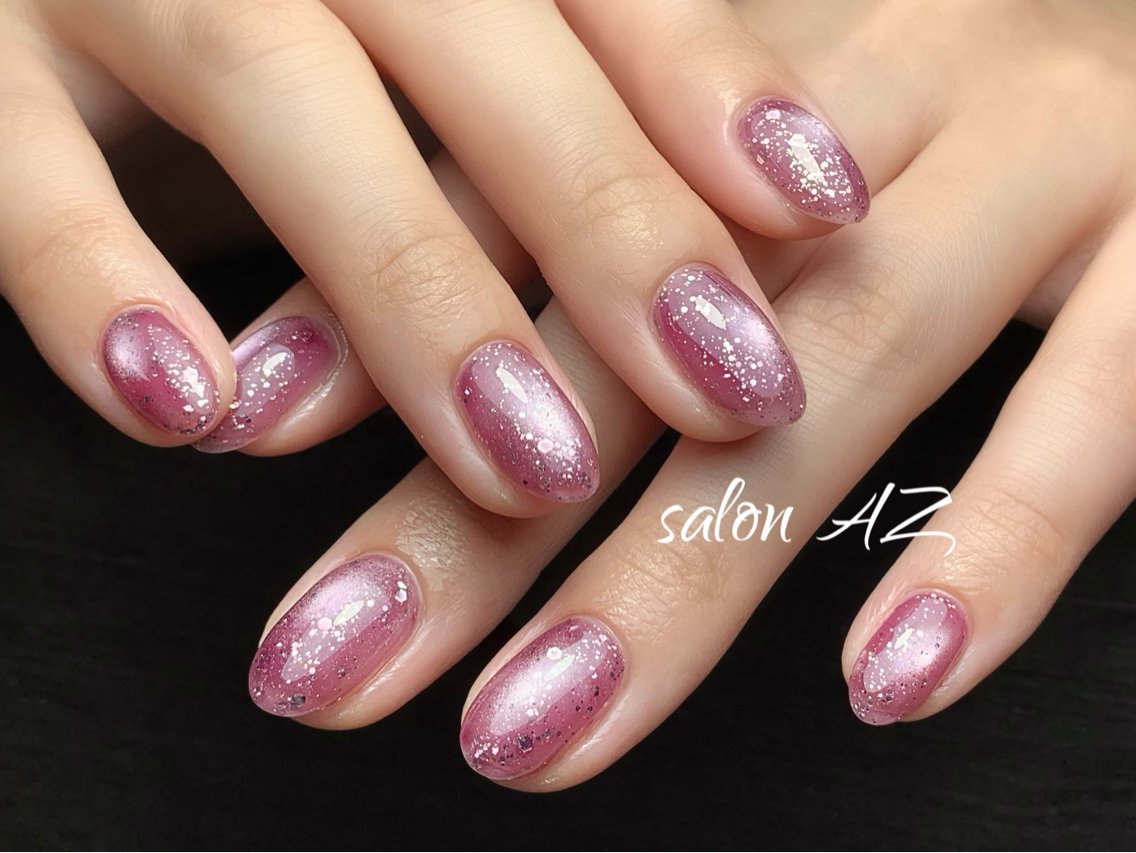 ネイル 持ち込み オフィスネイル スカルプネイル ハンドネイル salon AZ NANAのネイルデザイン