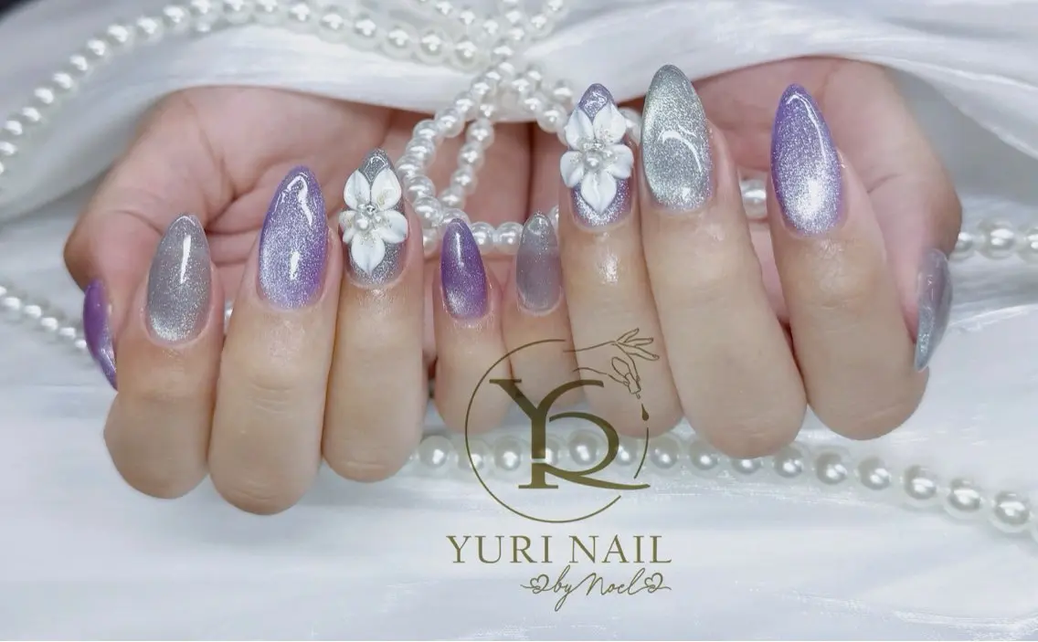 ネイル チークネイル フットネイル フレンチネイル グラデーション キラキラネイル ハンドネイル フットネイル ハンドケア YURI Nail Funabashiのネイルデザイン