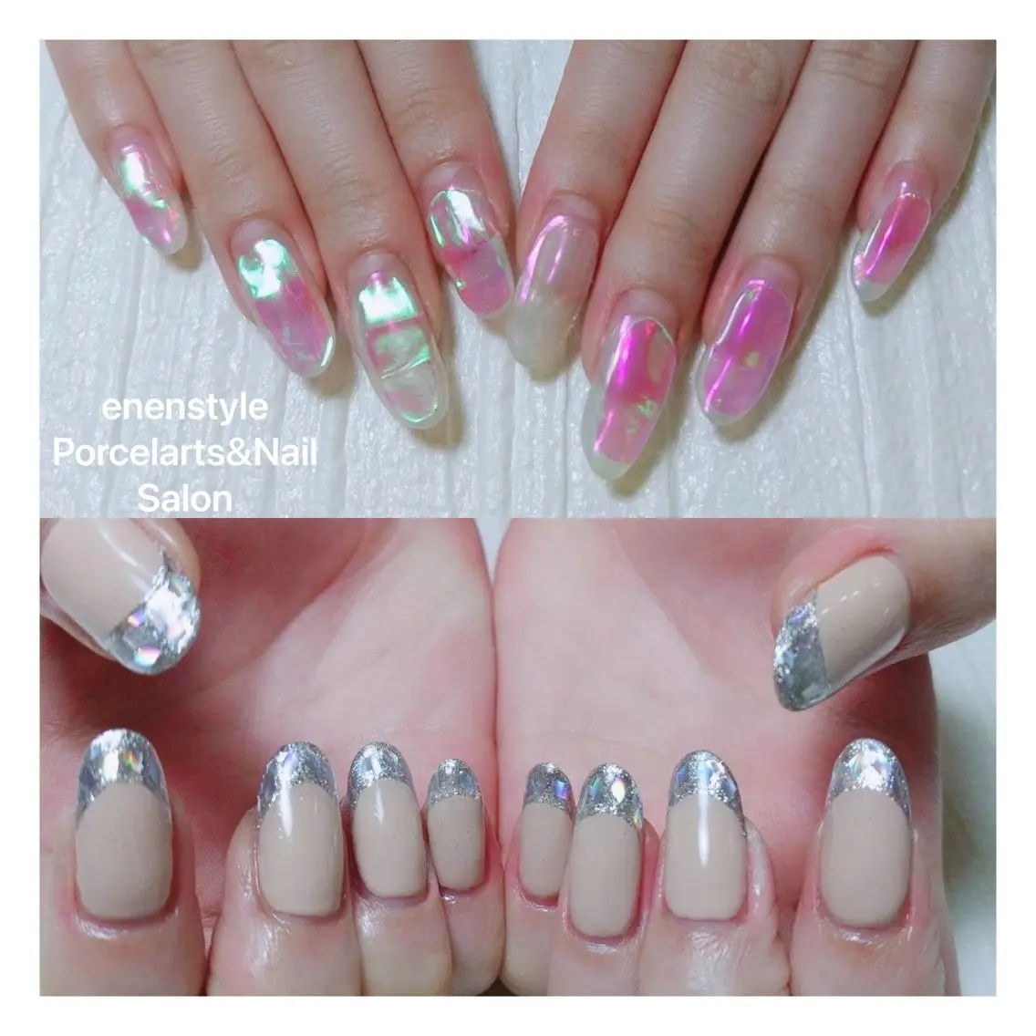 ミディアム ネイル 🐾enen style 🐾のネイルデザイン