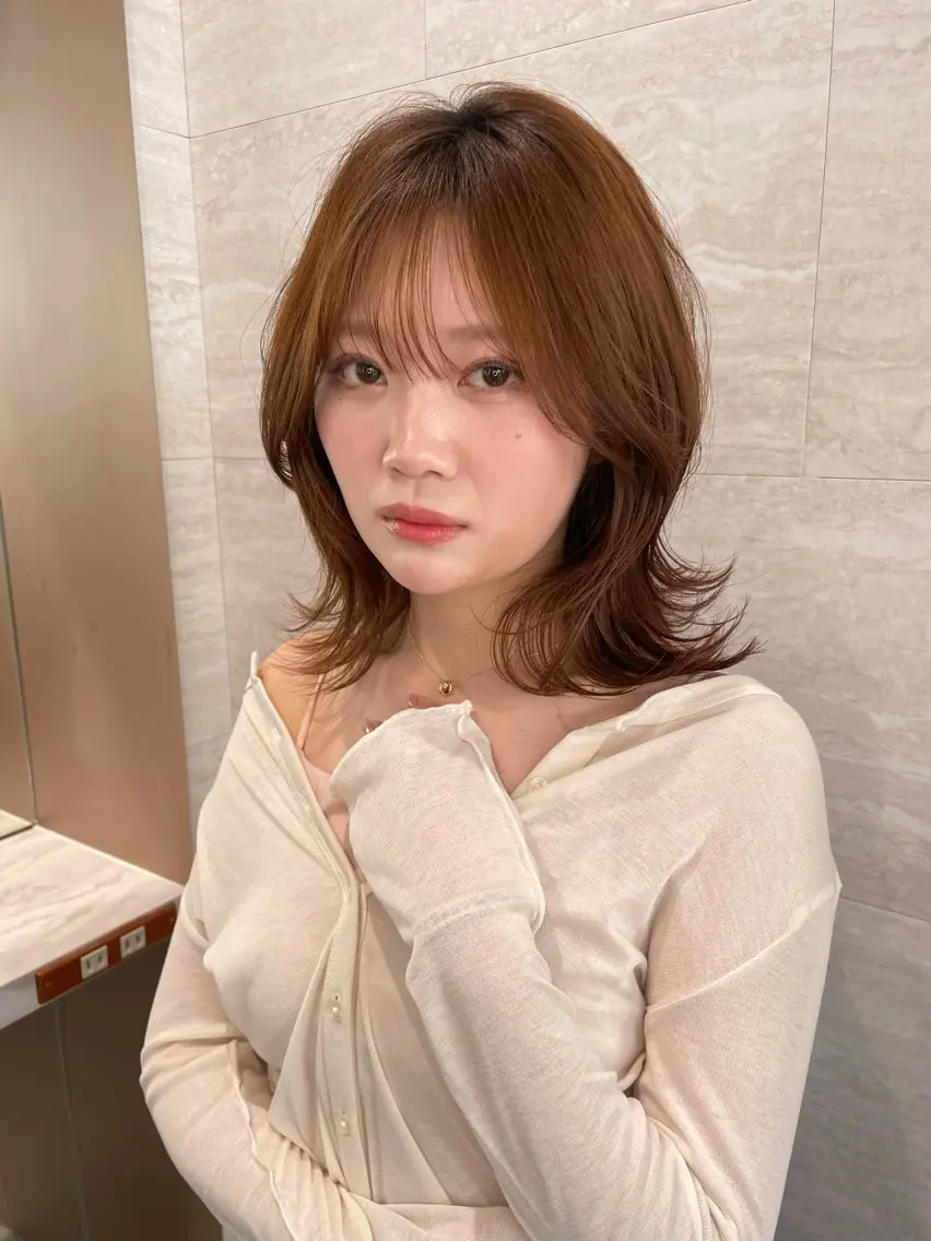 ミディアム 似合わせカット/ボ ブ/レイヤーかずやのヘアスタイル