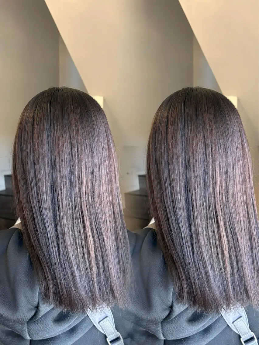 ロング ヘアカラー 杉本 奈々美のヘアスタイル