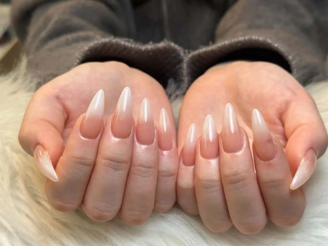ネイル アニマル柄 ブラウン フットネイル フレンチネイル 韓国ネイル ハンドネイル Lisa Nail Salonのネイルデザイン