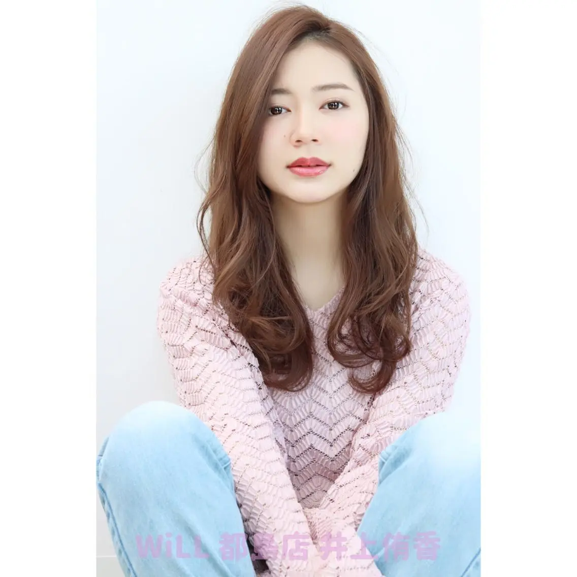ロング カラー 透明感カラー カット ヘアカラー トリートメント 骨格肌色 似合わせ/YUKAのヘアスタイル