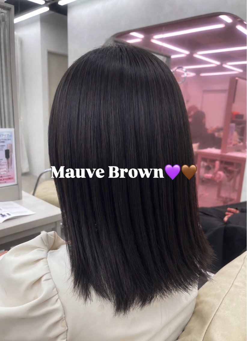 ミディアム カラー ヘアカラー トリートメント COCO reiのヘアスタイル