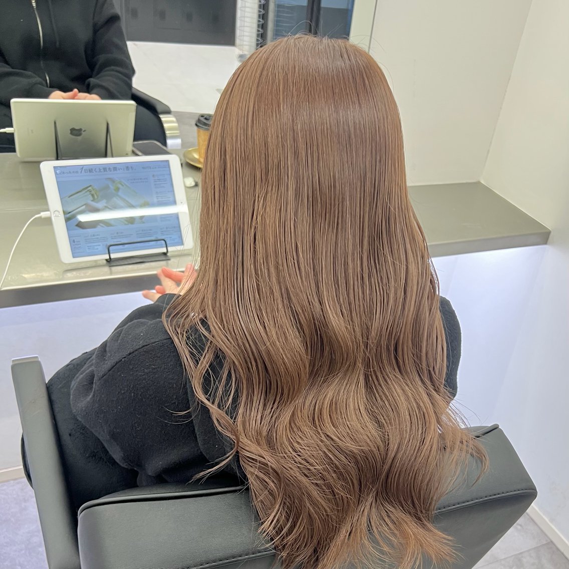 セミロング カット ヘアカラー 😈【ウルフっぽい レイヤー】星翔輝😈のヘアスタイル