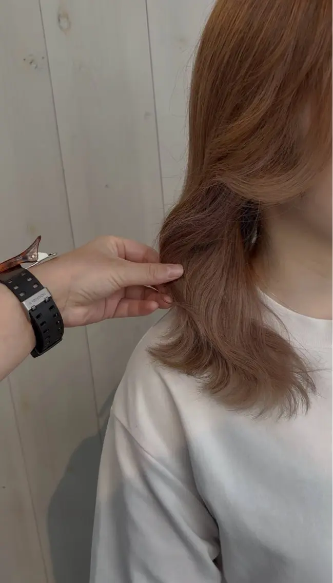 ミディアム ヘアカラー トリートメント SONO 【一宮】のヘアスタイル