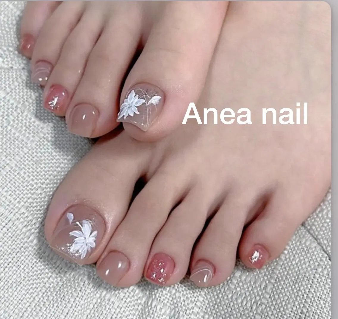 ネイル フットネイル Anea Nailのネイルデザイン