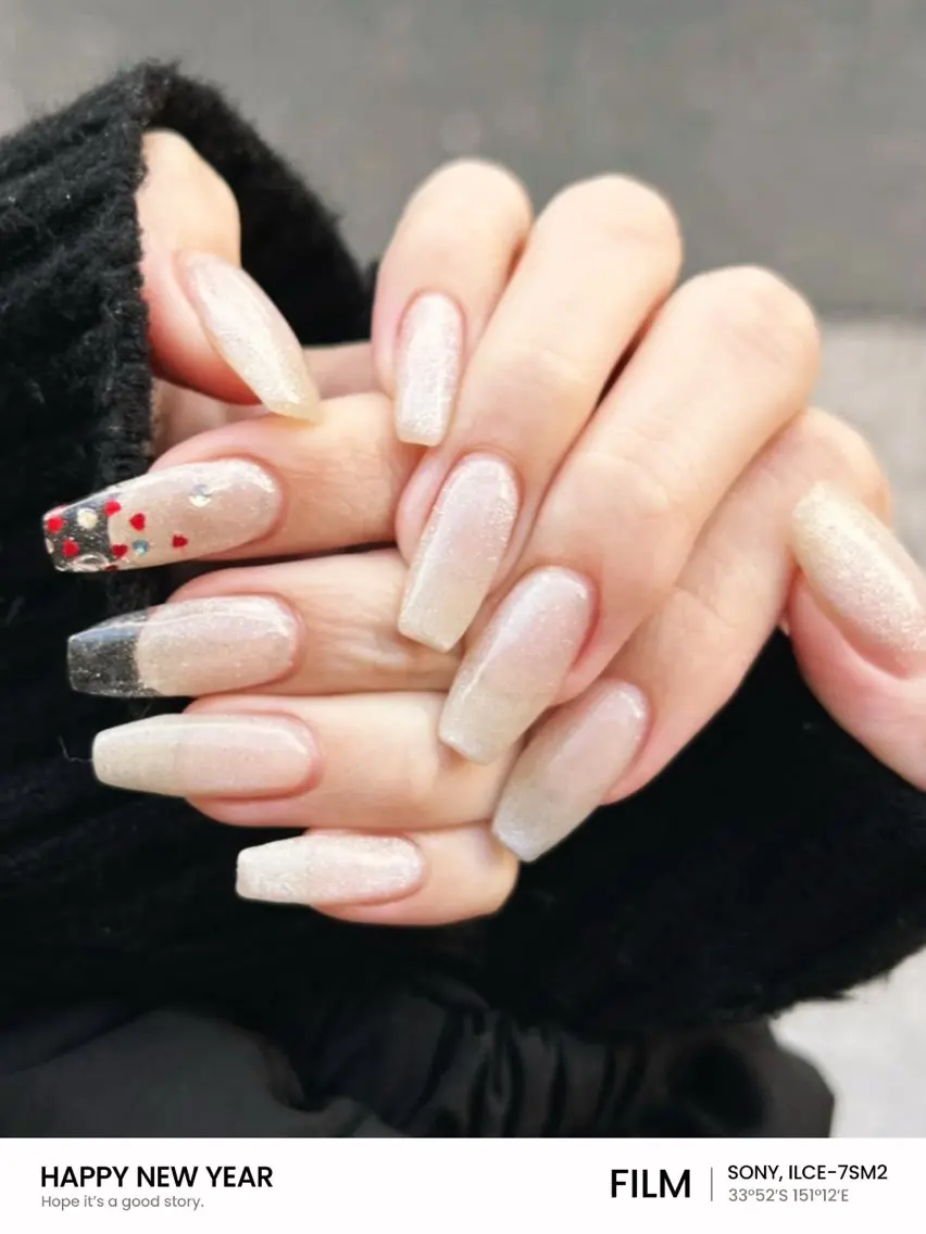 ネイル クリアネイル 長さ出し N. bebeのネイルデザイン