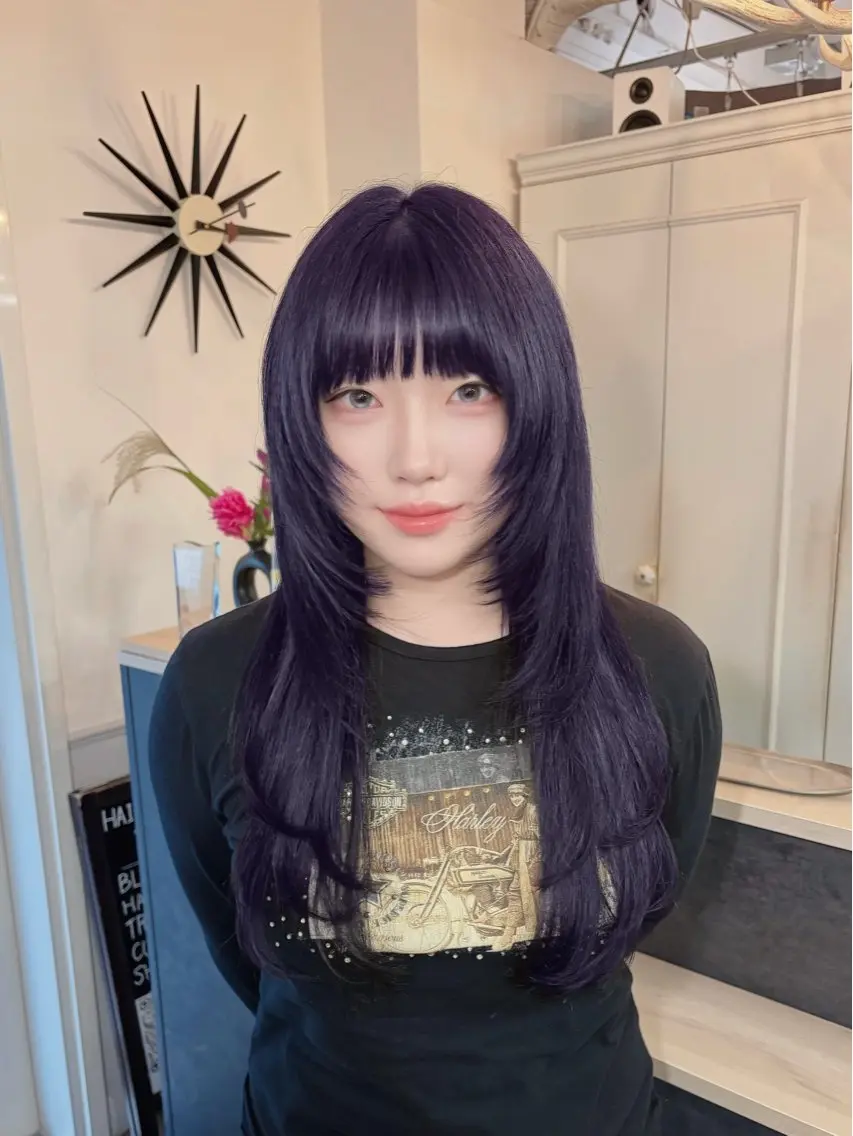 ロング カラー シールエクステ ダブルカラー エクステ ハッシュカット ハイレイヤー カット ヘアカラー エクステ girly/ヘア メイクMitsukiのその他イメージ