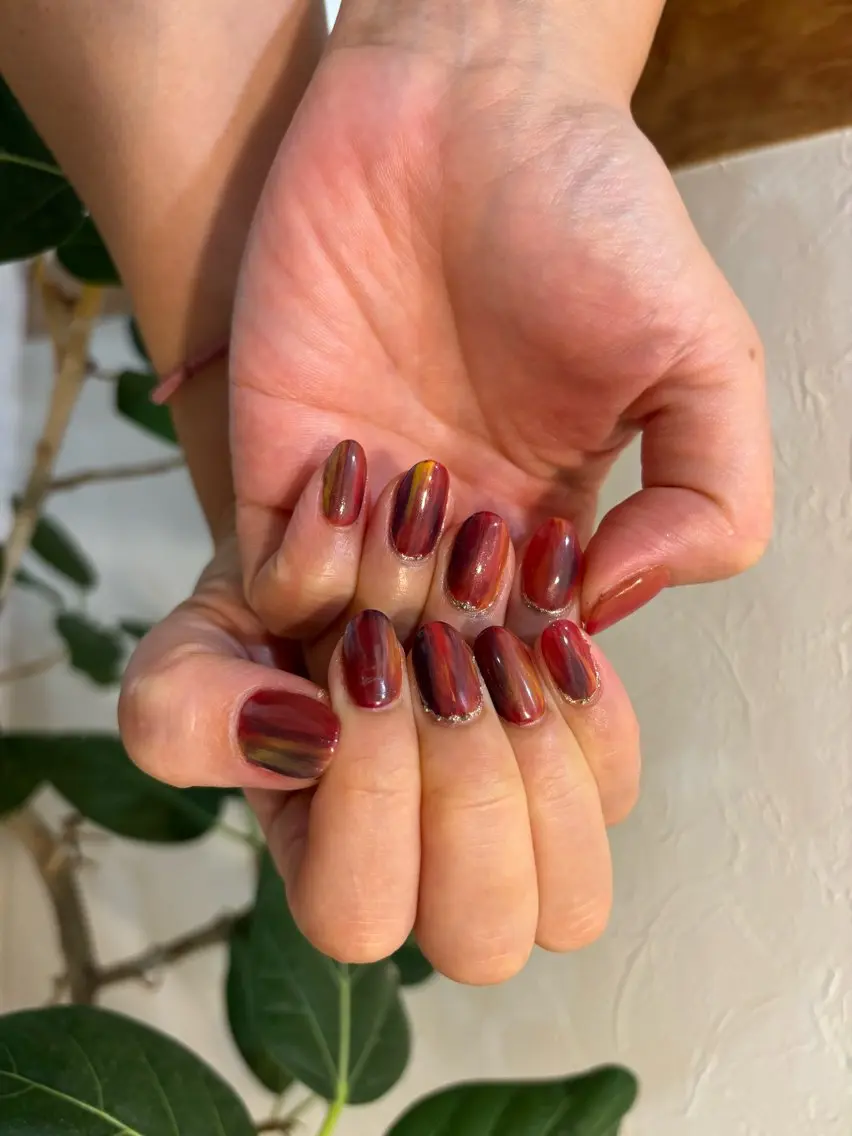 ネイル ハンドネイル THREE nail 長谷川のネイルデザイン