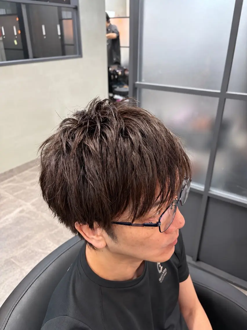 メンズ限定⭐︎前髪縮毛矯正　《カット+ケア処理剤付き》　¥9000→¥7900の写真