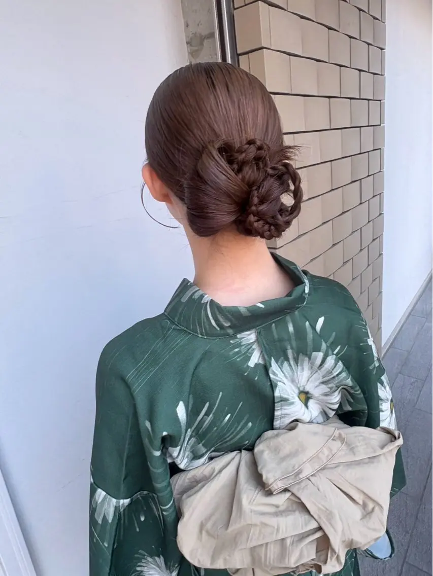 ロング ヘアアレンジ 着付け 美髪× ヘアセット✨Araiのヘアスタイル