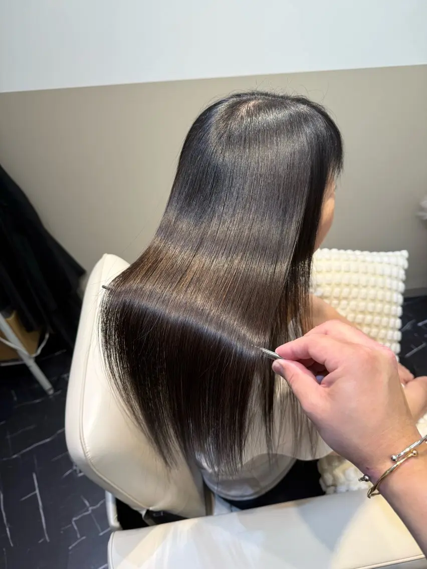 ロング カラー 髪質改善 縮毛矯正 カット ヘアカラー トリートメント 髪質改善特化/川本 慶紀のヘアスタイル