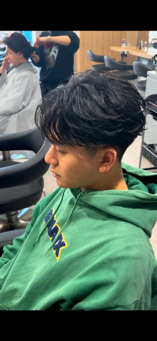 パーマ メンズ カット パーマ トリートメント ヘッドスパ ヘアセット 🔥メンズカット＋ パーマの達人🔥のヘアスタイル