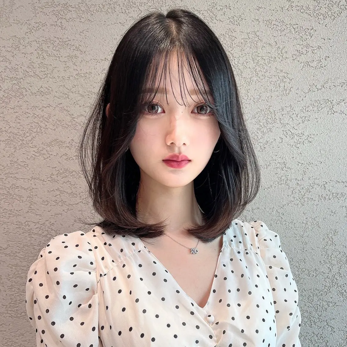 ミディアム カラー 似合わせカット カット レイヤー/髪質改善 Lond ambreのヘアスタイル