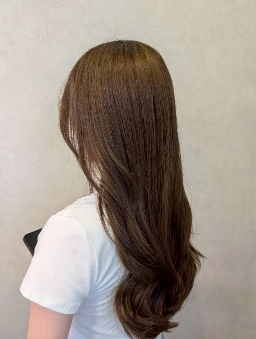 ロング カラー ヘアカラー 三上 友太郎のヘアスタイル
