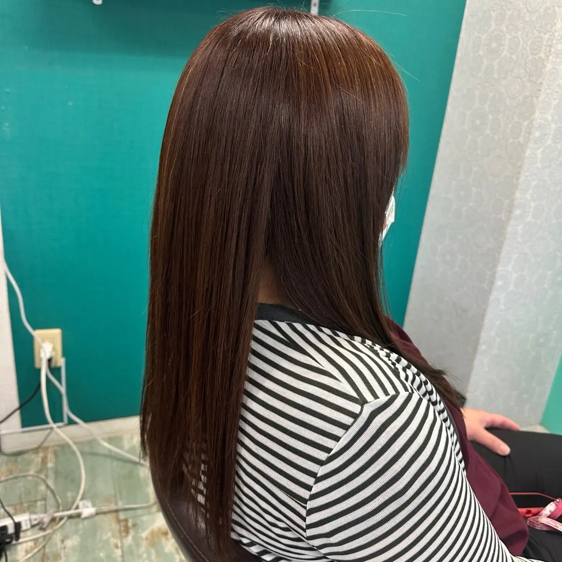 ロング トリートメント 三原 友美のヘアスタイル