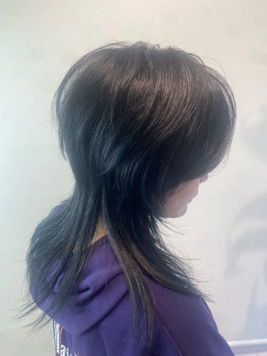 ミディアム カラー 透明感カラー 中谷 明日香のヘアスタイル