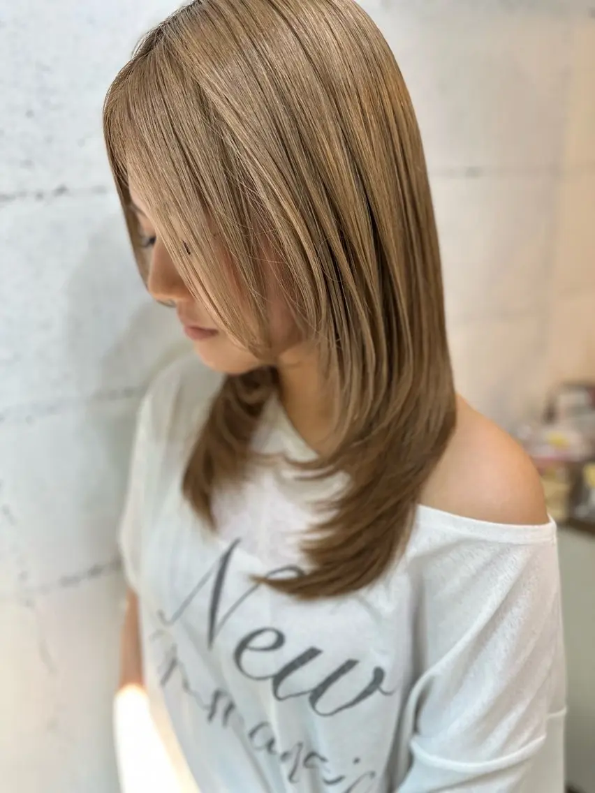 ロング カット 福西晃希 【艶髪・髪質改善】のヘアスタイル