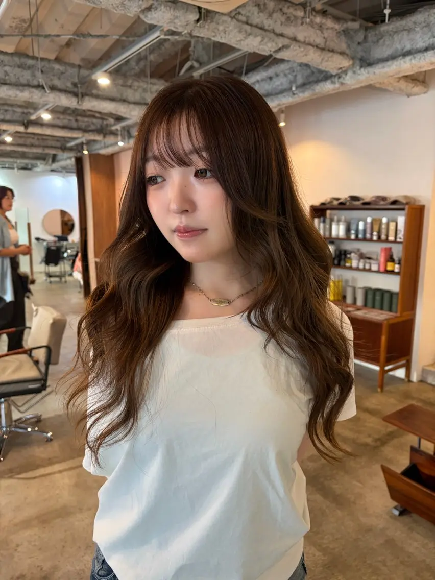 ロング カラー coco 🧬のヘアスタイル